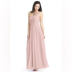 Azazie Dusty Rose One Shoulder Bridesmaid